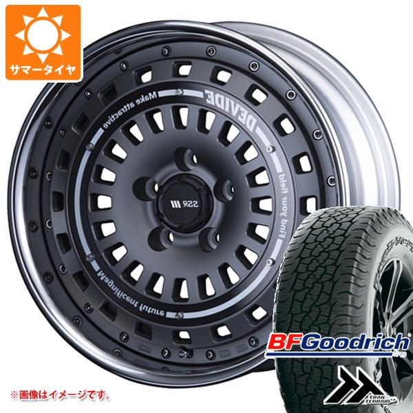 RAV4 50系用 サマータイヤ BFグッドリッチ トレールテレーンT/A 265/65R17 112T アウトラインホワイトレター SSR ディバイド クロスバッハ 7.5-17