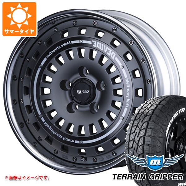 デリカD5用 サマータイヤ モンスタ テレーングリッパー 225/65R17 106T ホワイトレター SSR ディバイド クロスバッハ 7.0-17