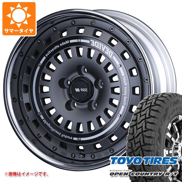 RAV4 50系用 サマータイヤ トーヨー オープンカントリー R/T 265/65R17 112Q ホワイトレター SSR ディバイド クロスバッハ 7.5-17｜tire1ban