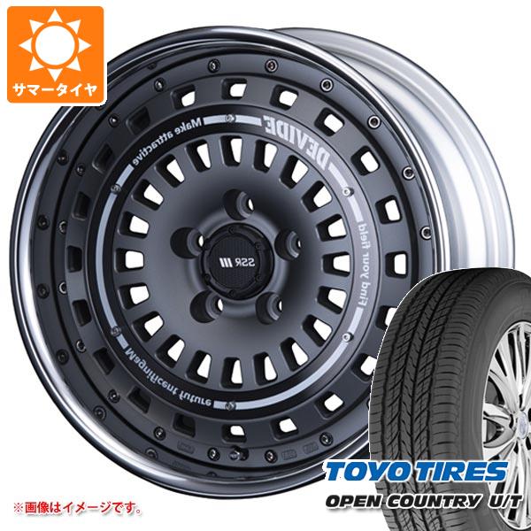 RAV4 50系用 サマータイヤ トーヨー オープンカントリー U/T 265/65R17 112H  SSR ディバイド クロスバッハ 7.5-17｜tire1ban