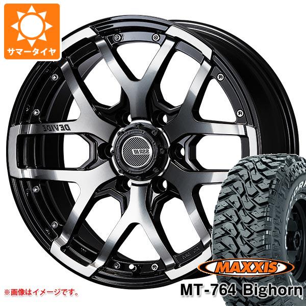 サマータイヤ 265/70R17 118/115Q 8PR マキシス MT 764 ビッグホーン ホワイトレター SSR ディバイド ZS 8.0 17 :devzs6 36331:タイヤ1番