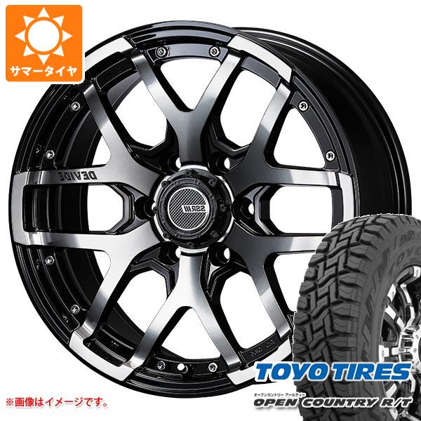 ハイラックス 120系用 サマータイヤ トーヨー オープンカントリー R/T 265/60R18 110Q ブラックレター SSR ディバイド ZS 8.0 18 :devzs6 32615 t80997yt:タイヤ1番