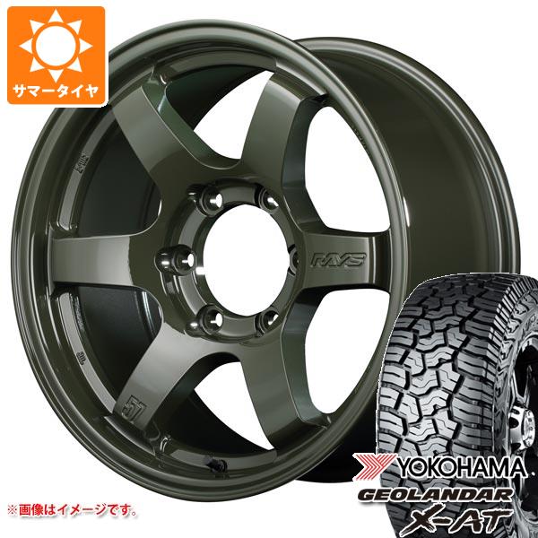 ハイラックス 120系用 サマータイヤ ヨコハマ ジオランダー X-AT G016 265/70R17 115T ブラックレター レイズ グラムライツ 57DR-X LTD 8.0-17｜tire1ban