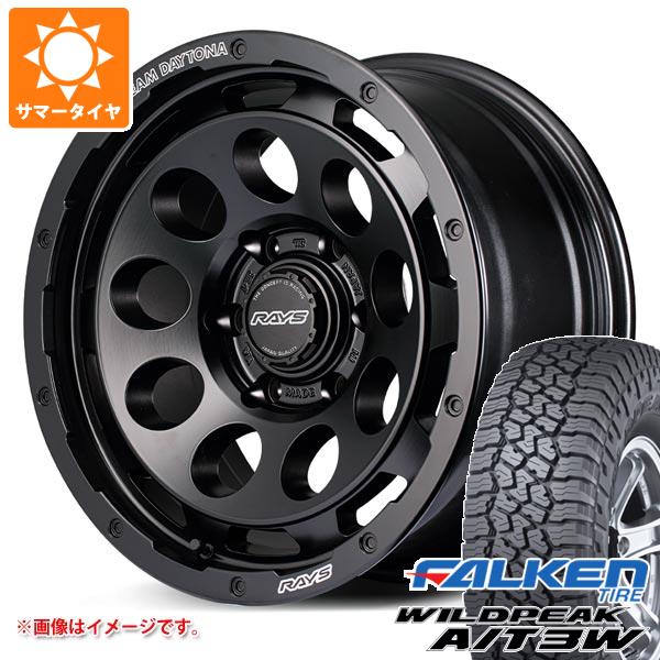 サマータイヤ 285/70R17 116Q ファルケン ワイルドピーク A/T3W レイズ デイトナ D9 6穴 8.5-17