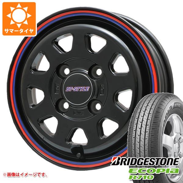 エブリイバン DA17V用 2024年製 サマータイヤ ブリヂストン エコピア R710 145/80R12 80/78N (145R12 6PR相当) DTスタイル 3.5-12｜tire1ban