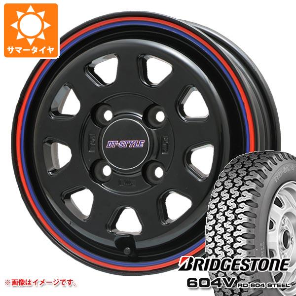 エブリイワゴン DA17W用 サマータイヤ ブリヂストン 604V RD-604 スチール 145R13 6PR (145/80R13  82/80N相当) DTスタイル 4.0-13 : dtstylek-28457-s861027zk : タイヤ1番 - 通販 -  Yahoo!ショッピング