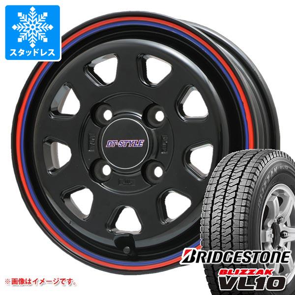 キャリイ DA16T用 スタッドレス ブリヂストン ブリザック VL10 145/80R12 80/78N (145R12 6PR相当) DTスタイル｜tire1ban