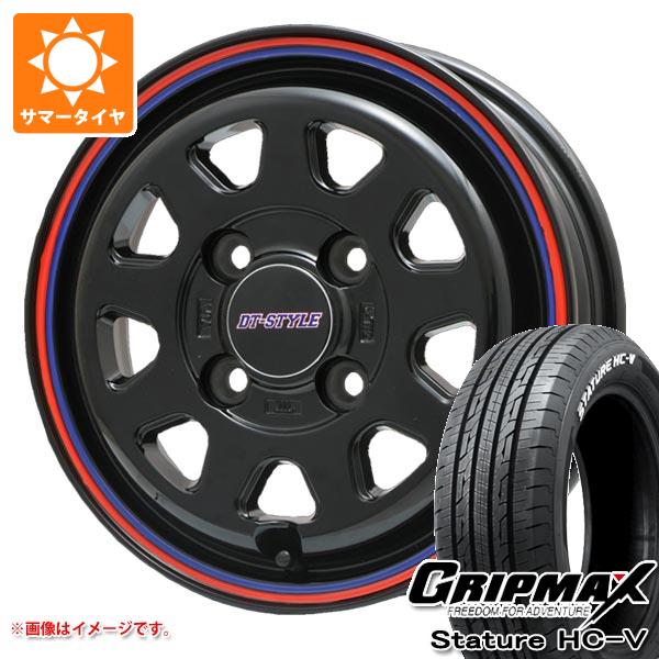 ハイゼットトラック S500系用 サマータイヤ グリップマックス スタチャー HC-V 145/80R12 80/78Q ホワイトレター DTスタイル  3.5-12 :dtstylek-39751-d85752ht:タイヤ1番 - 通販 - Yahoo!ショッピング 夏タイヤ、ホイールセット