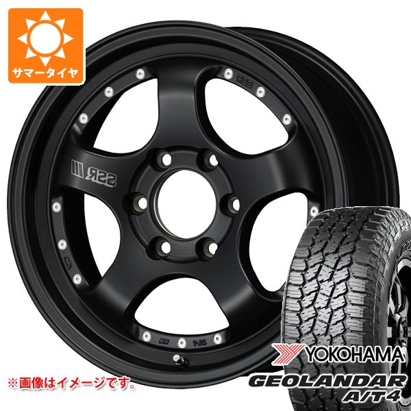 トヨタ ランドクルーザー250用 サマータイヤ ヨコハマ ジオランダー A/T4 G018 265/70R18 116H ブラックレター SSR ディバイド SP1 トレイル 8.5-18