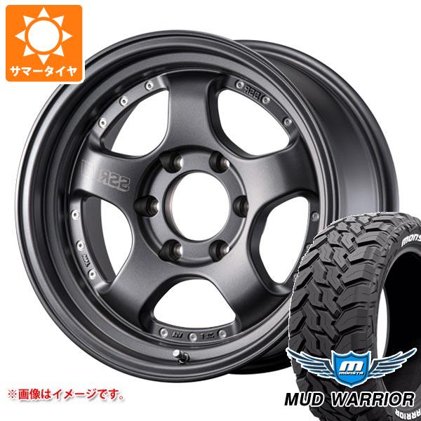 5本セット トヨタ FJクルーザー 10系用 サマータイヤ モンスタ マッドウォーリアー LT265/70R17 121/118Q ホワイトレター SSR ディバイド SP1 トレイル 8.5-17