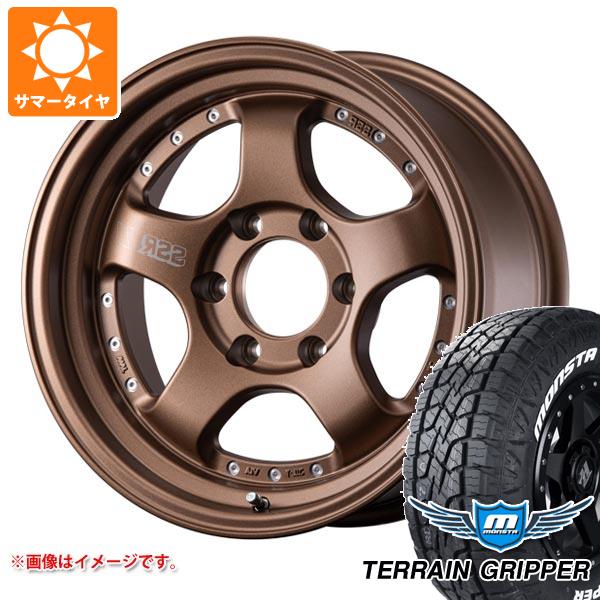 5本セット トヨタ FJクルーザー 10系用 サマータイヤ モンスタ テレーングリッパー LT285/70R17 121/118R ホワイトレター SSR ディバイド SP1 トレイル 8.5-17