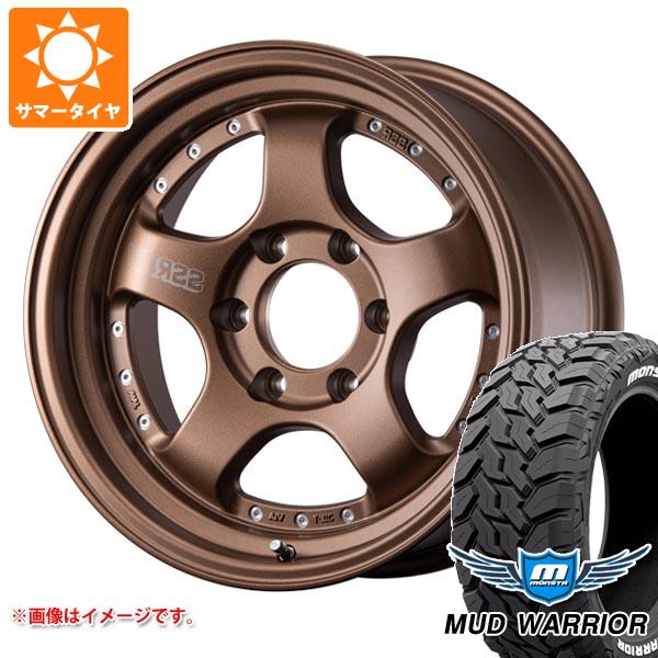 5本セット トヨタ FJクルーザー 10系用 サマータイヤ モンスタ マッドウォーリアー LT265/70R17 121/118Q ホワイトレター SSR ディバイド SP1 トレイル 8.5-17