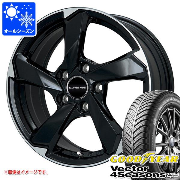 VW ポロ AWC系用 オールシーズンタイヤ グッドイヤー ベクター 4シーズンズ ハイブリッド 215/45R17 91H XL ユーロアクシス クロスエッジ
