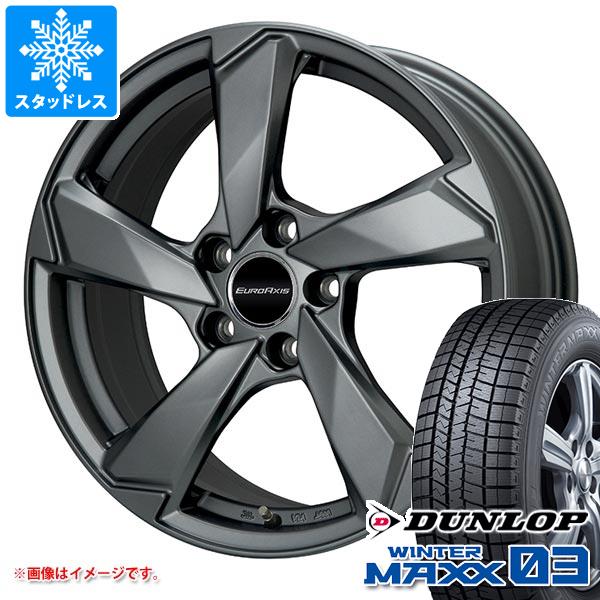 VW T-クロス C1DKR用 スタッドレス ダンロップ ウインターマックス03 WM03 215/45R18 89Q ユーロアクシス クロスエッジ