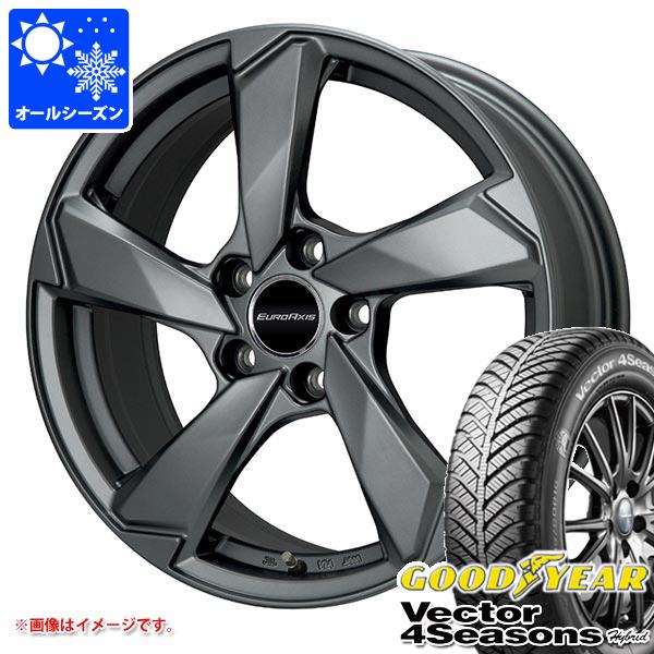アウディ A3 GY系用 オールシーズンタイヤ グッドイヤー ベクター 4シーズンズ ハイブリッド 205/55R16 91H ユーロアクシス クロスエッジ
