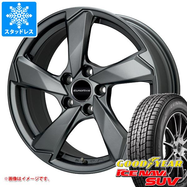 アウディ Q2 GA系用 スタッドレス グッドイヤー アイスナビ SUV 215/50R18 92Q ユーロアクシス クロスエッジ