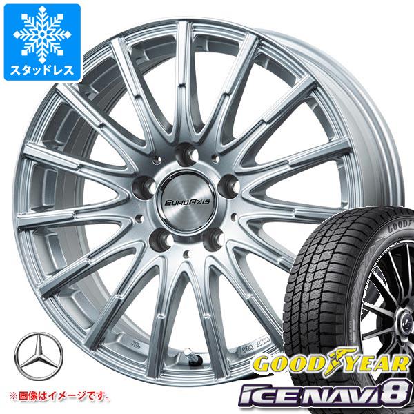 メルセデスベンツ W176 A45 AMG用 スタッドレス グッドイヤー アイスナビ8 235/40R18 95Q XL ユーロアクシス エアフルト