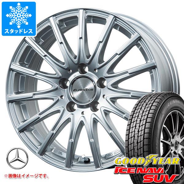 メルセデスベンツ X253 GLCクラス用 スタッドレス グッドイヤー アイスナビ SUV 235/55R19 101Q ユーロアクシス エアフルト