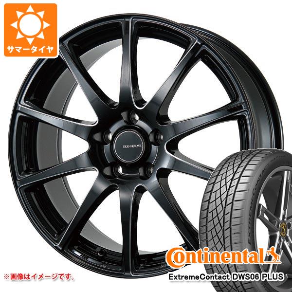 サマータイヤ 205/55R16 91W コンチネンタル エクストリームコンタクト DWS06 プラス エコフォルム CRS23 6.5 16 :eccr23bm 36735:タイヤ1番