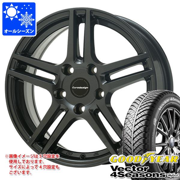 スマート フォーフォー 453系用 オールシーズンタイヤ グッドイヤー ベクター 4シーズンズ ハイブリッド 前 165/65R15 81H  後 185/60R15 84H  アイガー｜tire1ban