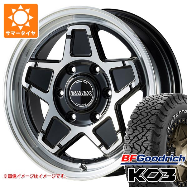 オールテレーン - ニッサン NV350隊商 E26用 炎節タイア BF好ましい分限者 T/A KO3 LT215/70R16 100/97S 白いこと水茎の跡 エセックス ENCS 6.5-16