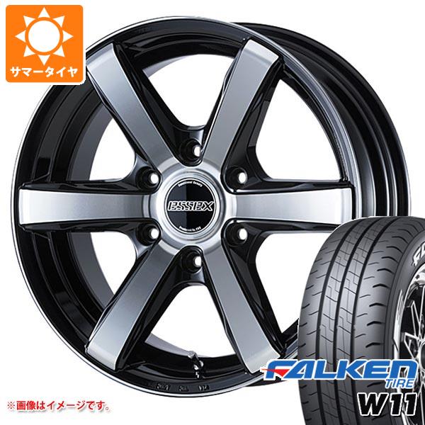 ハイエース 200系用 2024年製 サマータイヤ ファルケン W11 215/60R17C 109/107N ホワイトレター エセックス EC 6.5 17 :eseec1 32711 t80968yt:タイヤ1番