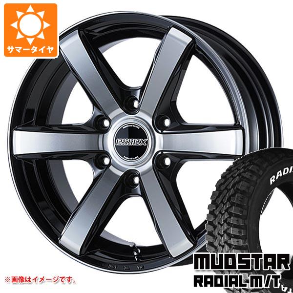 ハイエース 200系用 サマータイヤ マッドスター ラジアル M/T 215/60R17C 109/107R ホワイトレター エセックス EC 6.5 17 :eseec1 34816 t80968yt:タイヤ1番