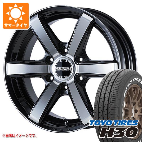 ハイエース 200系用 サマータイヤ トーヨー H30 225/50R18 C 107/105R ホワイトレター エセックス EC 7.5 18 :eseec1 39886 t80969yt:タイヤ1番