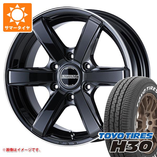 ハイエース 200系用 サマータイヤ トーヨー H30 215/60R17 C 109/107R ホワイトレター エセックス EC 6.5-17｜tire1ban