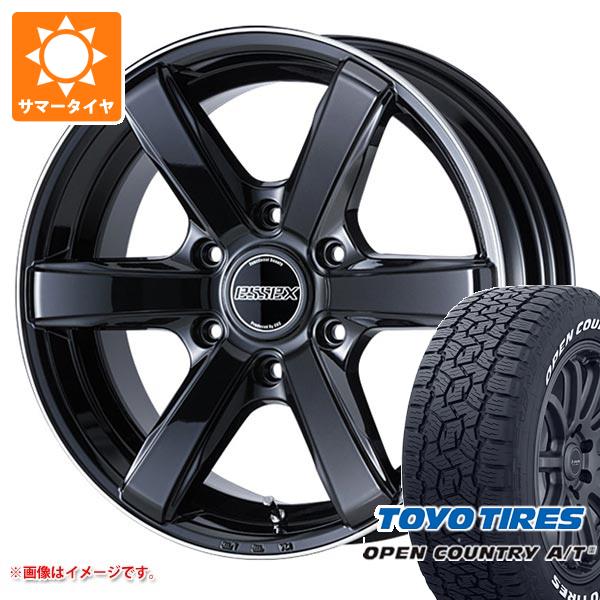 ハイエース 200系用 サマータイヤ トーヨー オープンカントリー A/T3 215/60R17C 109/107R ホワイトレター エセックス EC 6.5 17 :eseec2 41268 t80968yt:タイヤ1番