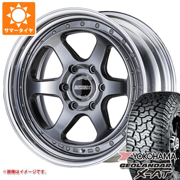 トヨタ ハイエース 200系用 サマータイヤ ヨコハマ ジオランダー X-AT G016 LT215/70R16 100/97Q ブラックレター エセックス EL 2P 6.5-16