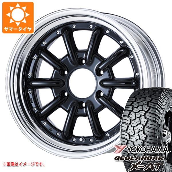 トヨタ ハイエース 200系用 サマータイヤ ヨコハマ ジオランダー X-AT G016 215/65R16C 109/107Q アウトラインホワイトレター G016A エセックス ENCB 2P 6.5-16