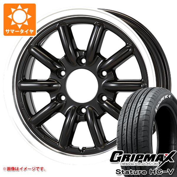 ハイエース 200系用 サマータイヤ グリップマックス スタチャー HC V 215/60R17C 109/107S ホワイトレター エセックス ENCB 6.5 17 :eseencb 39754 t80968yt:タイヤ1番