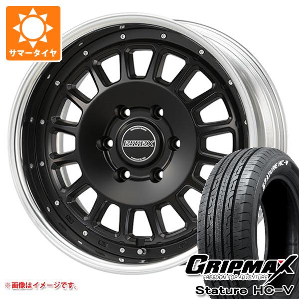 トヨタ ハイエース 200系用 サマータイヤ グリップマックス スタチャー HC-V 225/50R18C 107/105T ホワイトレター エセックス ENCD 2P 7.0-18