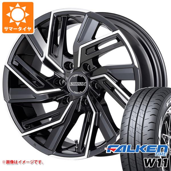 ハイエース 200系用 2024年製 サマータイヤ ファルケン W11 215/60R17C 109/107N ホワイトレター エセックス EW 6.5 17 :eseew1 32711 t80968yt:タイヤ1番