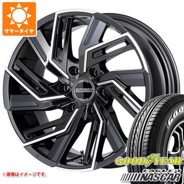 ハイエース 200系用 サマータイヤ グッドイヤー イーグル ＃1 ナスカー 215/60R17C 109/107R ホワイトレター エセックス EW 6.5 17 :eseew1 14403 t80968yt:タイヤ1番