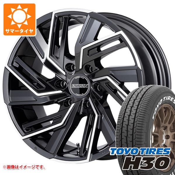 ハイエース 200系用 サマータイヤ トーヨー H30 225/50R18 C 107/105R ホワイトレター エセックス EW 7.5-18｜tire1ban