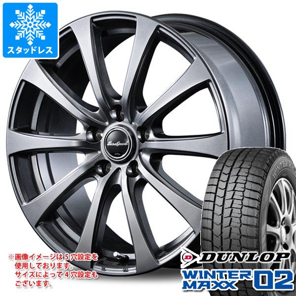 スタッドレスタイヤ ダンロップ ウインターマックス02 WM02 205/60R16 92Q ユーロスピード G10 6.5-16｜tire1ban