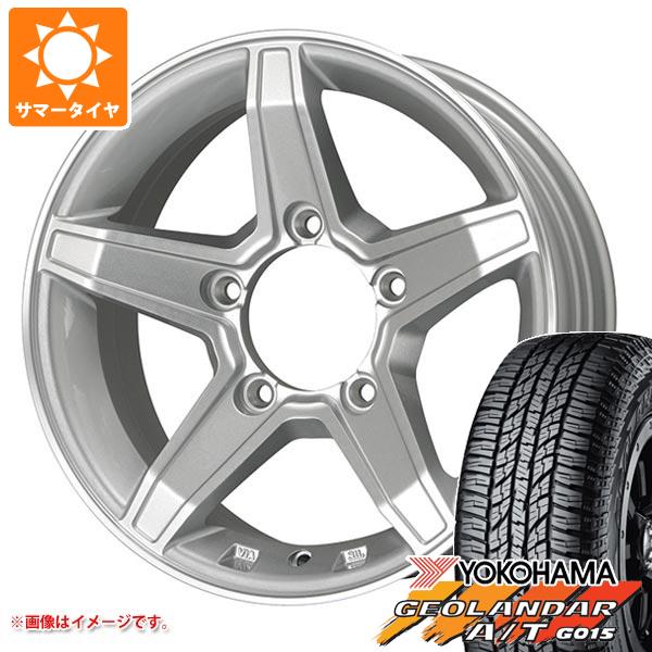 5本セット ジムニーシエラ JB43W用 サマータイヤ ヨコハマ ジオランダー A/T G015 205/70R15 96H ブラックレター プレミックス エステラ 5.5 15 :estejssl 22951 s86742zk 5:タイヤ1番