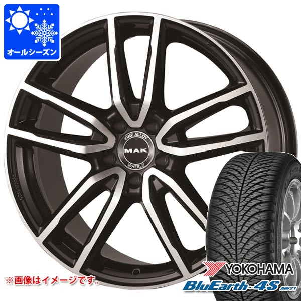 メルセデスベンツ N293 EQCクラス用 オールシーズンタイヤ ヨコハマ ブルーアース4S AW21 235/55R19 105W XL MAK エボ