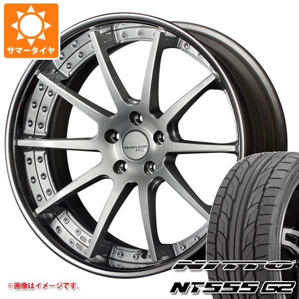 40系アルファード用 サマータイヤ ニットー NT555 G2 245/45R20 103W XL SSR エグゼキューター CV01 8.0 20 :execv1av 38554 t801085yt:タイヤ1番