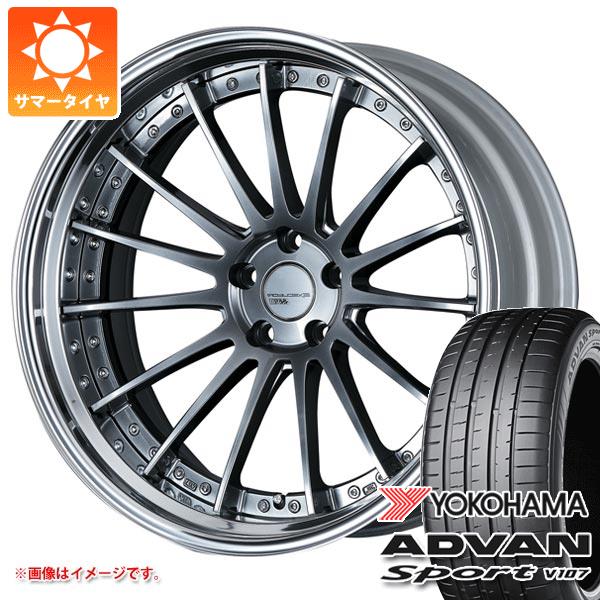 トヨタ 40系アルファード用 サマータイヤ ヨコハマ アドバンスポーツV107 245/45R20 103Y XL V107A SSR エグゼキューター CV04S 8.0-20