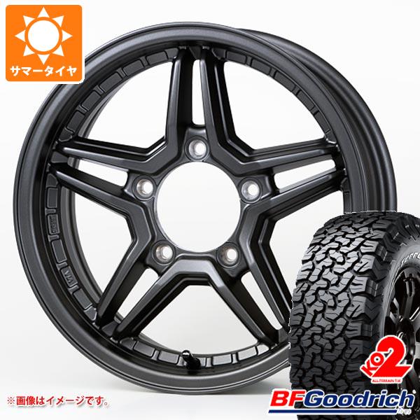 ジムニーシエラ JB74W用 2023年製 サマータイヤ BFグッドリッチ オールテレーンT/A KO2 LT225/70R16 102/99R ホワイトレター ジャオス エクセル JX3 6.0 16 :exjx3s 21573 s861006zk:タイヤ1番