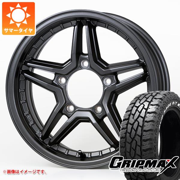 ジムニー用 サマータイヤ グリップマックス マッドレイジ R/T MAX LT185/85R16 105/103Q ホワイトレター ジャオス エクセル JX3 5.5 16 :exjx3 36498 s86999zk:タイヤ1番