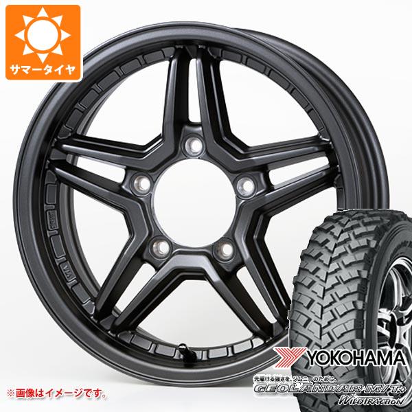 5本セット ジムニー用 サマータイヤ ヨコハマ ジオランダー M/T+ G001J 195R16C 104/102Q ジャオス エクセル JX3 5.5 16 :exjx3 14208 s861002zk 5:タイヤ1番