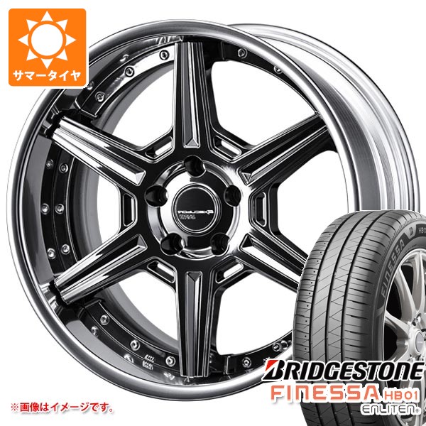 BRIDGESTONE - 朱夏タイア 245/45R19 102W XL ブリヂストン フィネッサ HB01 SSR エグゼキューター RC06R 8.0-19 車、バイク、自転車-夏タイヤ、ホイールセット