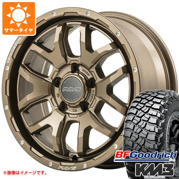 5本セット ジープ ラングラー JK/JL系用 サマータイヤ BFグッドリッチ マッドテレーンT/A KM3 LT285/75R17 121/118Q レイズ デイトナ F6 ブースト :f6bbrw 34029 j27140p 5:タイヤ1番