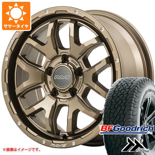 サマータイヤ 225/60R17 99H BFグッドリッチ トレールテレーンT/A ブラックレター レイズ デイトナ F6 ブースト 7.0-17