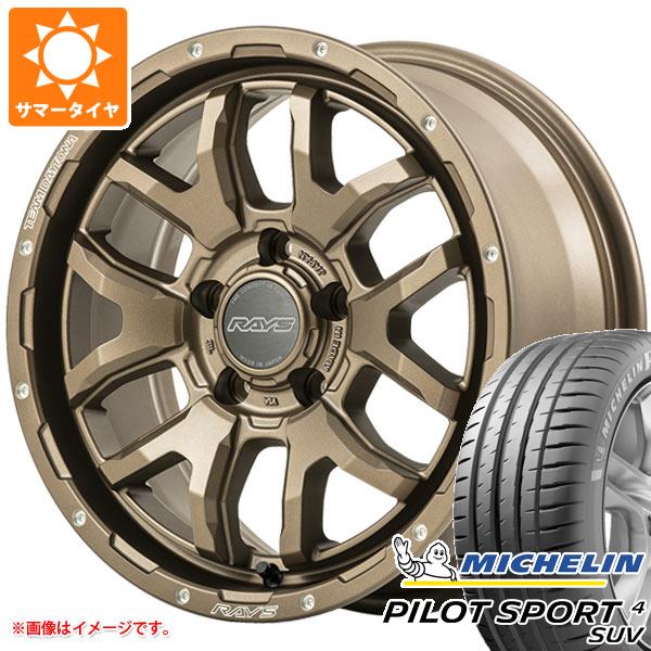 サマータイヤ 225/65R17 106V XL ミシュラン パイロットスポーツ4 SUV レイズ デイトナ F6 ブースト 7.0 17 正規品 :f6bbr5 32335:タイヤ1番