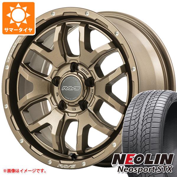 デリカD:5用 サマータイヤ ネオリン ネオスポーツ STX 225/65R17 106V XL レイズ デイトナ F6 ブースト 7.0 17 :f6bbr5 31006 m83965tb:タイヤ1番